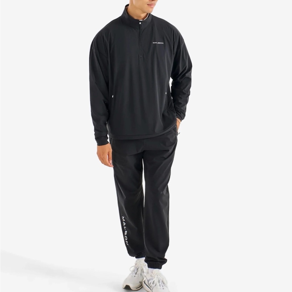 Malbon Performance Quarter Zip Shell Pullover - B… - image 4